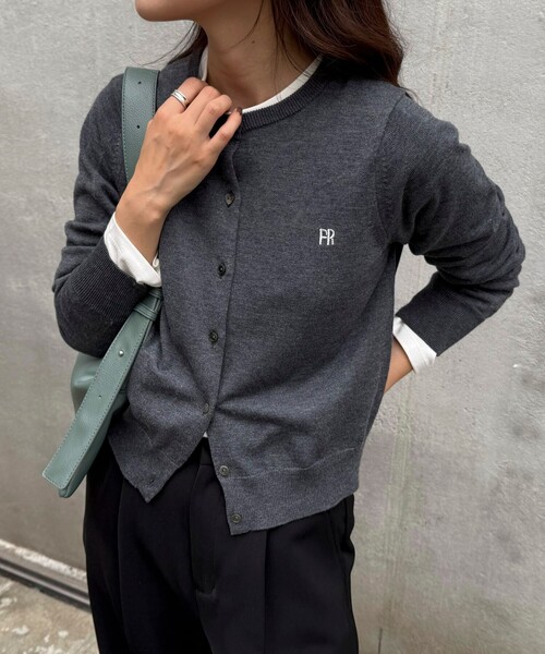 「fredy emue」 ニットカーディガン 38 ベビーピンク レディース_画像8