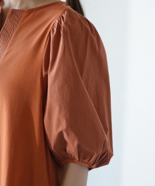 「M.deux」 半袖ワンピース MEDIUM ブラック レディース_画像9
