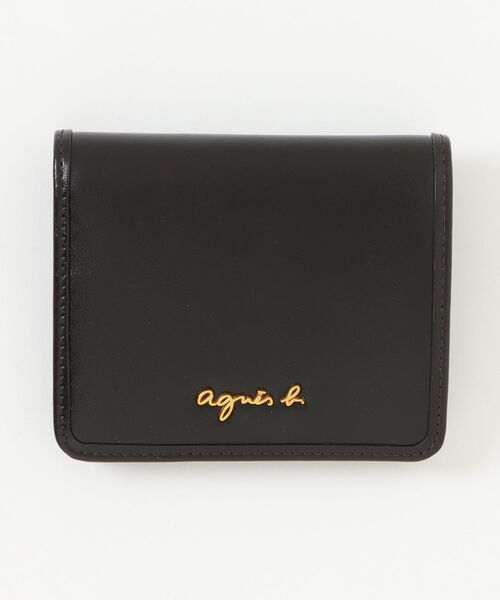 agnes b.（アニエスベー） 二つ折り 二つ折り財布 財布 レザー 二