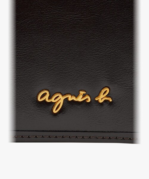 agnes b.（アニエスベー） 二つ折り 二つ折り財布 財布 レザー 二