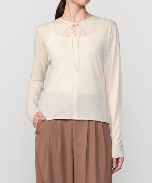 tシャツ LE GLAZIK | アムンゼン リボンタイプルオーバー WOMEN レディース | LE GLAZIK | 16
