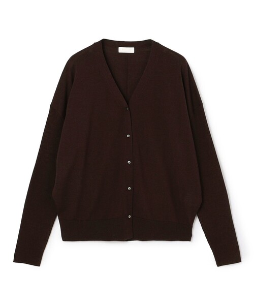 Ballsey（ボールジィ） カーディガン シルケットウール Vネック