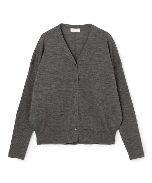 Ballsey（ボールジィ） カーディガン シルケットウール Vネック