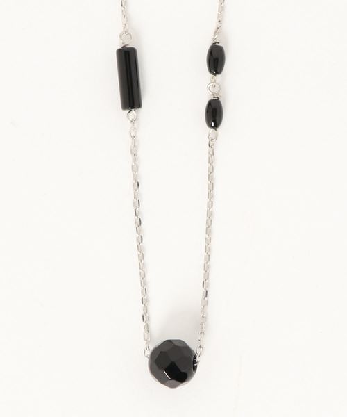 Genri（ゲンリ） ネックレス Genri/ オニキスチェーン通しネックレス