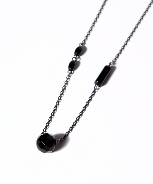 Genri（ゲンリ） ネックレス Genri/ オニキスチェーン通しネックレス