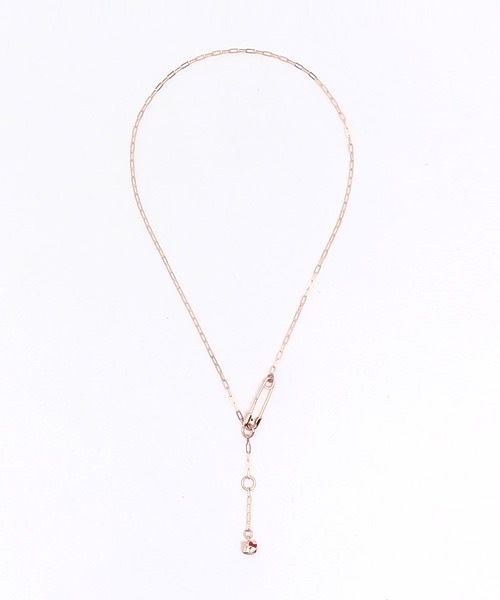 ネックレス ハローキティ 安全ピン シンプル チェーン ブランド コラボ
