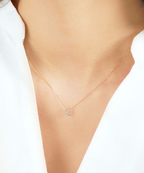 va vendome aoyama ネックレス K10イエローゴールドホースシュー