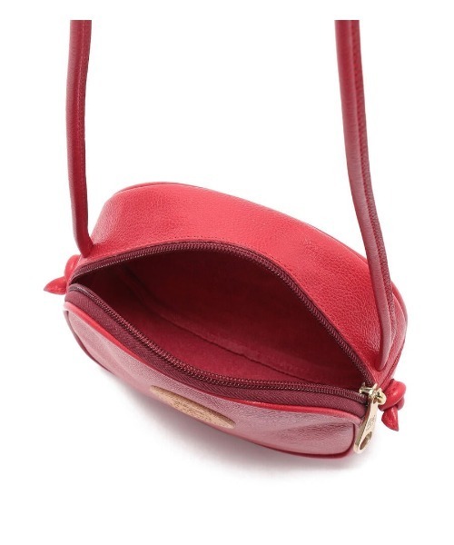 未使用✨イルビゾンテ 3way ショルダーバッグ 牛革 レッド 完売モデル イル ビゾンテ IL BISONTE ショルダーバッグ （RED） -靴