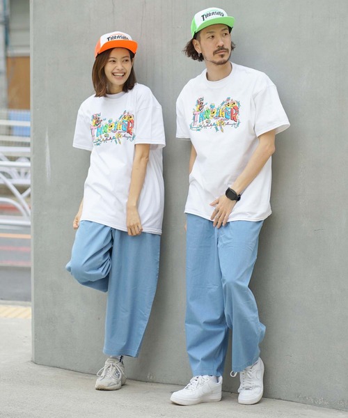THRASHER（スラッシャー） キャップ 帽子 ELLIPSE LOGO TRUCKER MESH