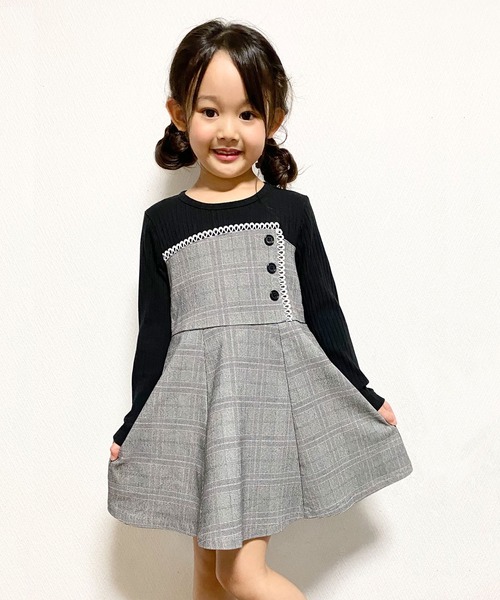 ワンピース 先染めチェックワンピース 110 130cm Zozotown Paypayモール店 通販 Paypayモール