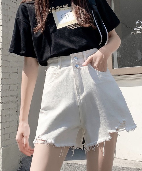 meJane（ミージェーン） ジーンズ デニム デニムパンツ カットオフ