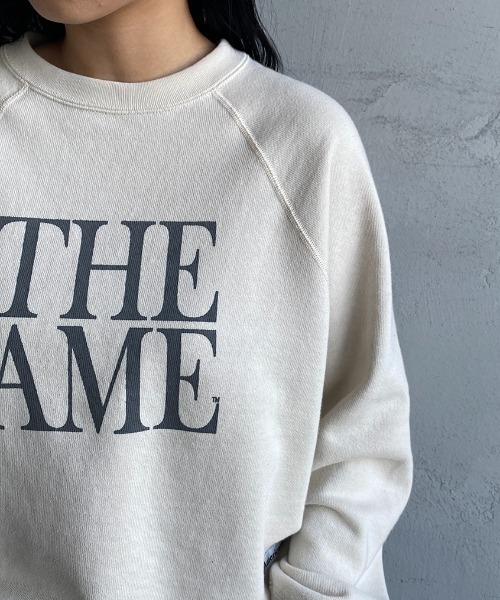 【完売品】アメリカーナ×ジーンズファクトリー別注 「THE AME」スウェット AMERICANA（アメリカーナ） スウェット 【Gina 2022-23Winter掲載