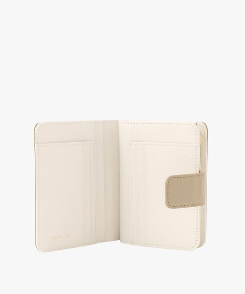 agnes b.（アニエスベー） 財布 レザー二つ折り ウォレット ”Erika