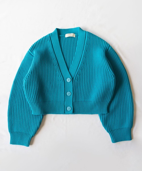 me+em select（ミームセレクト） カーディガン ショート丈ボリューム