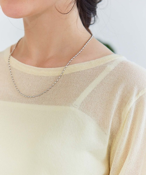 fifth（フィフス） ニット セーター シアーニットプルオーバー