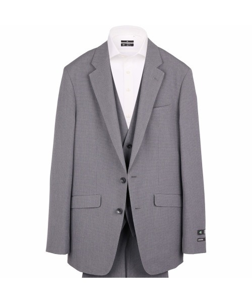 SUIT SELECT スーツセレクトスリーピース グレー×ソリッド Y7 SUIT SELECT スーツセレクトスリーピース グレー×ソリッド Y7
