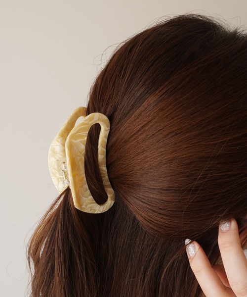 ヘアクリップ 「 ammy. / エイミードット 」 ニュアンス べっ甲