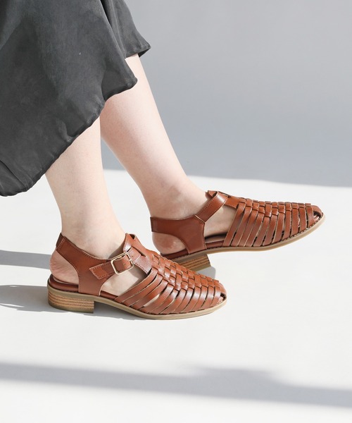 RiiiKa（リーカ） サンダル 「RiiiKa/リーカ」編み込みグルカサンダル