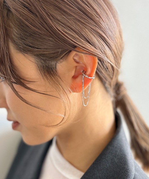 Kotoe イヤーカフ チェーン シルバー ゴールド レディース