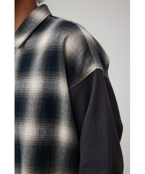 MOUSSY チェック柄ジャケット Fサイズ PLUS】LONG CHECK SHIRT/ロングチェックシャツ｜MEN｜251GSY30