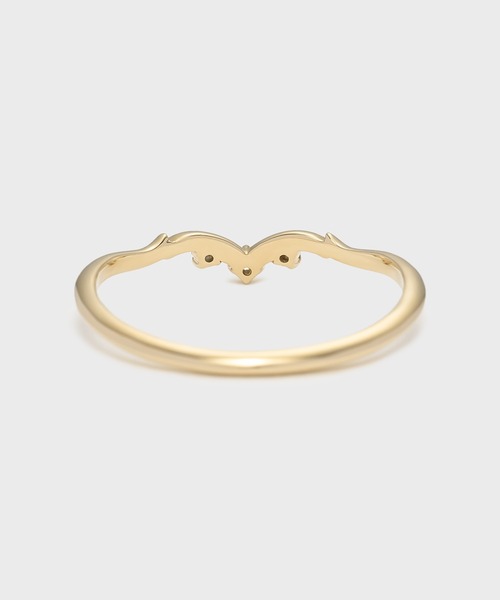 指輪 リング 「Pocket Ring」K10ダイヤモンドリング レディースの画像