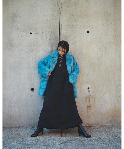 ANOGH（アノフ） コート チェスターコート WOOL SHAGGY JACKET COART