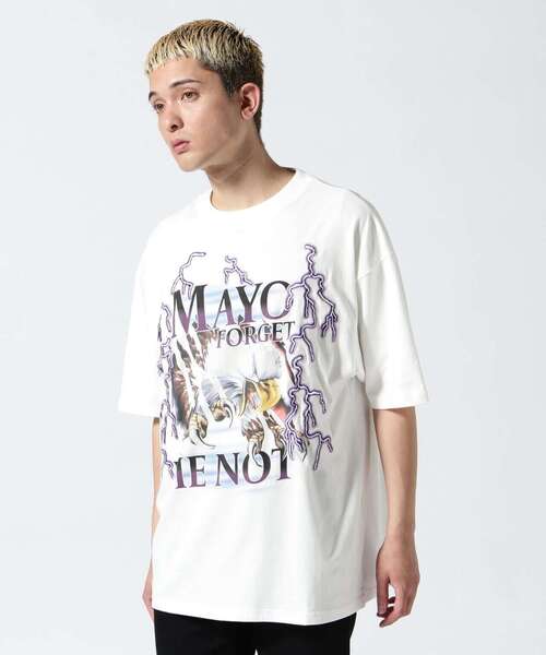 ロイヤルフラッシュ（ FLASH）/MASSES／マシス／FRUIT OF THE LOOM 別注 2PAC TEE ROYAL FLASH（ロイヤルフラッシュ） tシャツ MAYO/メイヨー