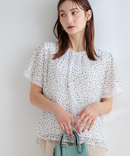 プランC ブラウス レディース UNIQLO - 【新品未使用】 UNIQLO : C シアーボリュームブラウス