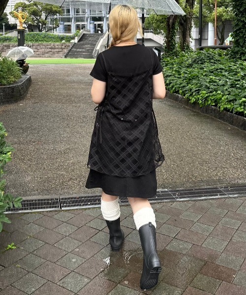 Chikashitsu+ 長靴 レインブーツ 「Chikashitsu + OaKS」middle