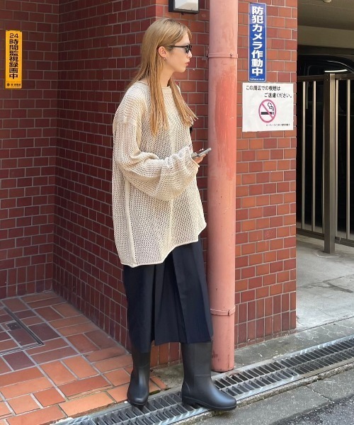 Chikashitsu+ 長靴 レインブーツ 「Chikashitsu + OaKS」middle