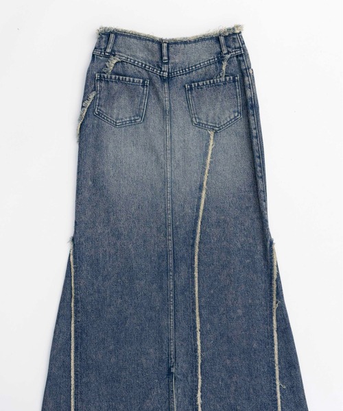 MAISON SPECIAL デニムスカート Cellulose Denim Maxi Skirt