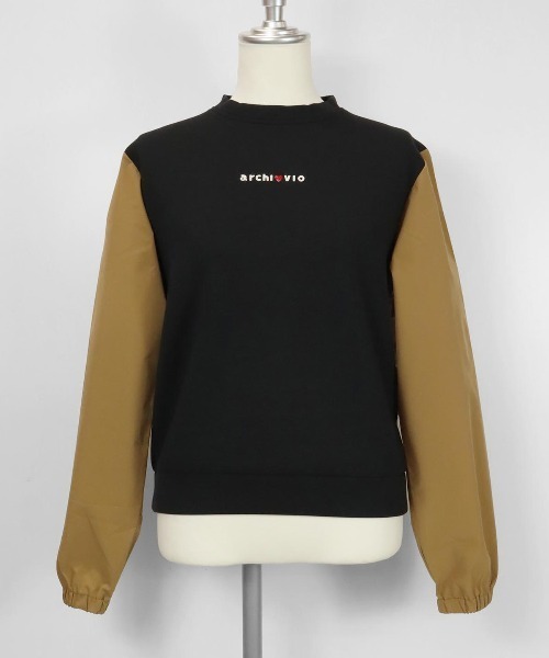 archivio（アルチビオ） 「LADIES」異素材ドッキングUVプルオーバー