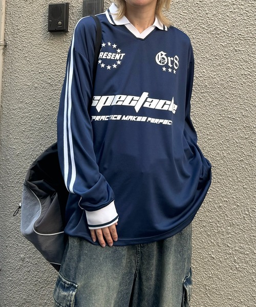 tシャツ 「ILL'S」ブロークコア 襟付きサッカーユニフォーム