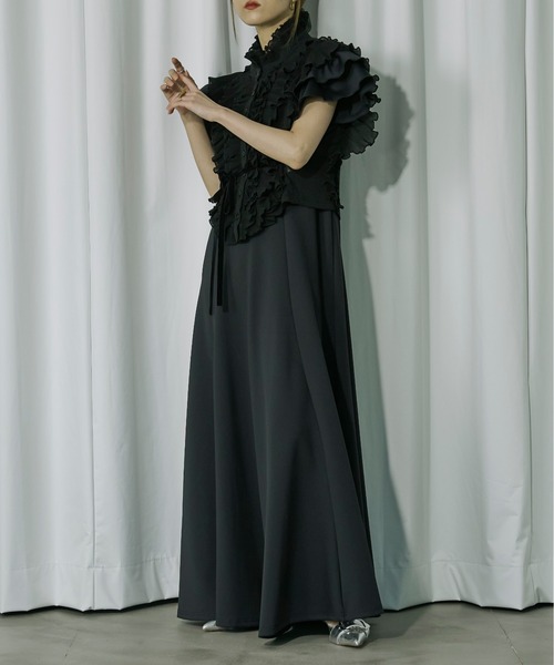 Ezick」 コンビワンピース FREE ブラック レディース : 85996564  