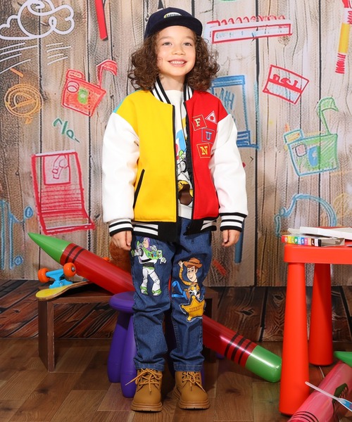 Disney スタジャン アウター 親子お揃い ディズニー トイ
