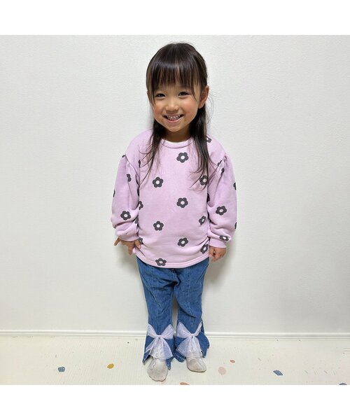 トレーナー 「WEB限定」ドロストトレーナー キッズ 子供服 女の子 | apres les cours | 26