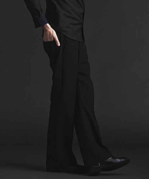 NO ID.（ノーアイディー） スラックス 「NO ID.」Easy Flare Trousers
