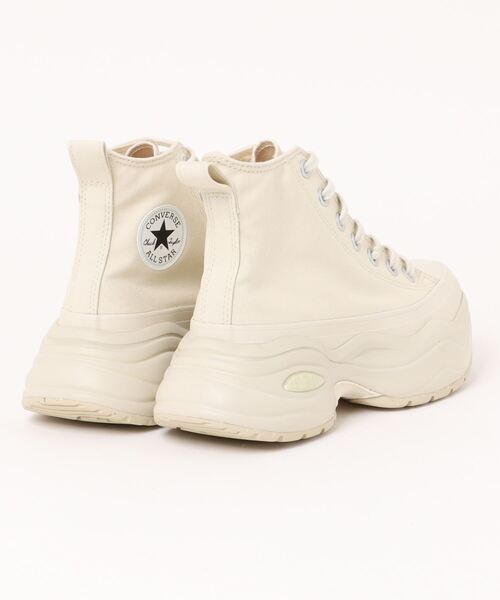 Converse All Star ホワイト ハイカット厚底スニーカー コンバース CONVERSE レディース スニーカー ハイカット 厚底
