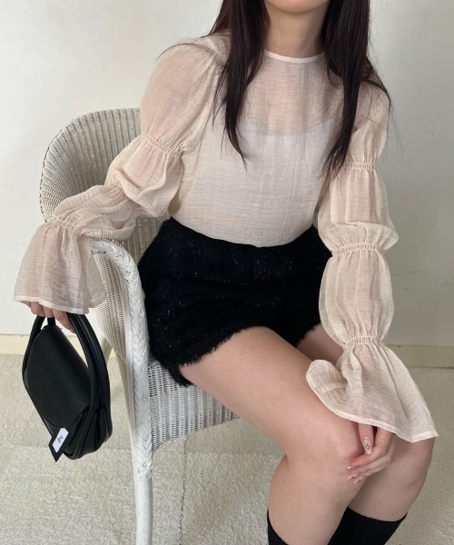 ブラウス シャツ MAMLUK SLEEVE BLOUSE/マムルークスリーブブラウス レディース