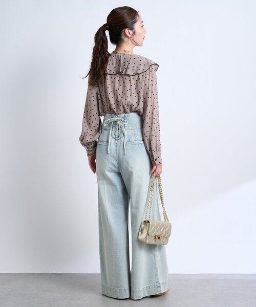 La boutique Bonbon ジーンズ デニム デニムパンツ 「美脚見え