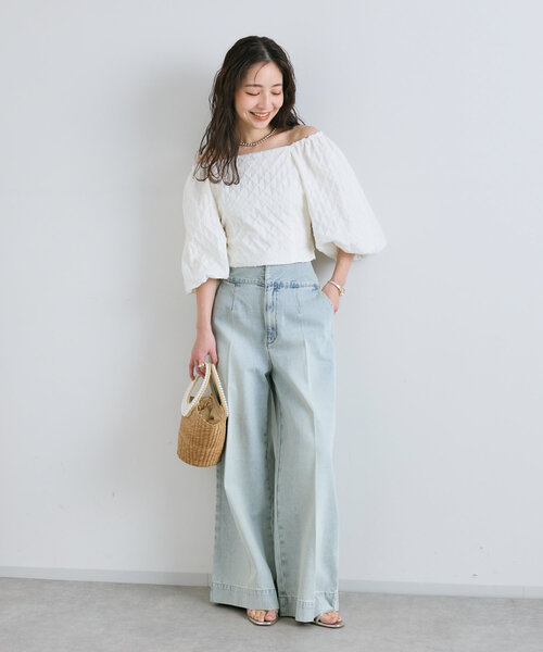 La boutique Bonbon ジーンズ デニム デニムパンツ 「美脚見え