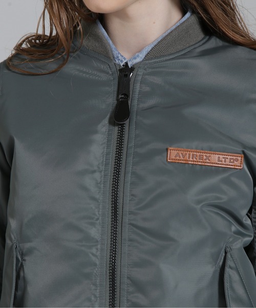 ma1 ma-1 「50th Anniversary」MA-1 SIGNATURE BIG LOGO/MA-1 シグネチャービッグロゴ レディースの画像
