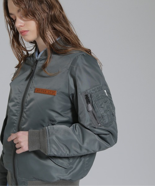 ma1 ma-1 「50th Anniversary」MA-1 SIGNATURE BIG LOGO/MA-1 シグネチャービッグロゴ レディースの画像