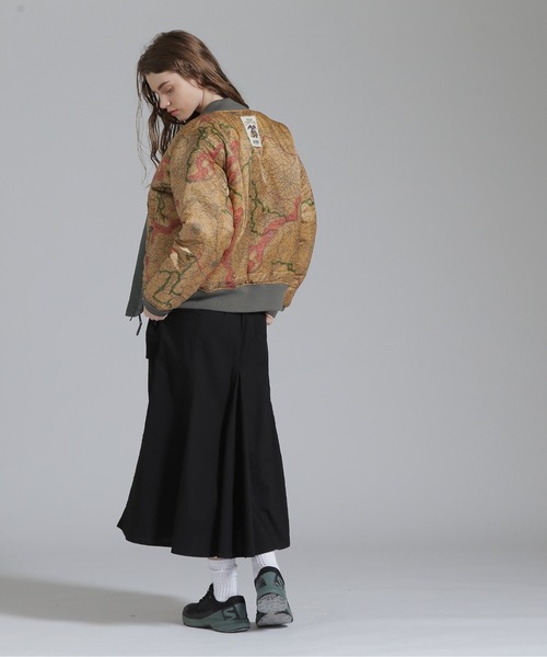 ma1 ma-1 「50th Anniversary」MA-1 SIGNATURE BIG LOGO/MA-1 シグネチャービッグロゴ レディースの画像