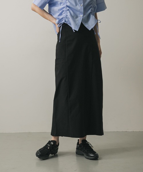 新品【Jines】箔ストレッチスエードタイトスカート【WEB限定】 箔ストレッチスエードタイトスカート【WEB・一部店舗限定
