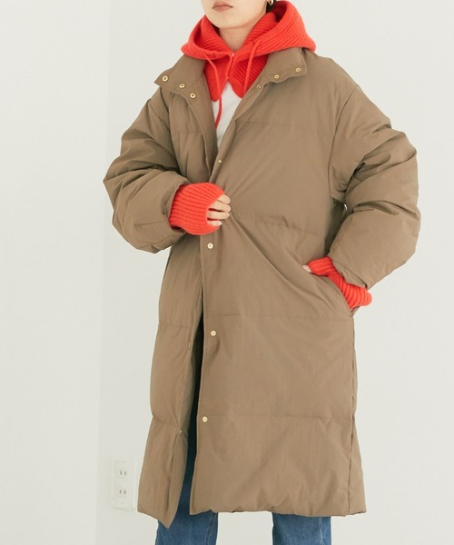 「DOUX ARCHIVES」 ダウンコート FREE ベージュ レディース_画像6