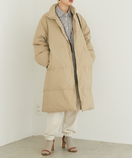 「DOUX ARCHIVES」 ダウンコート FREE ベージュ レディース_画像7