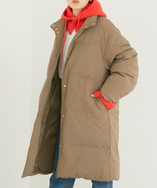 「DOUX ARCHIVES」 ダウンコート FREE ベージュ レディース_画像8