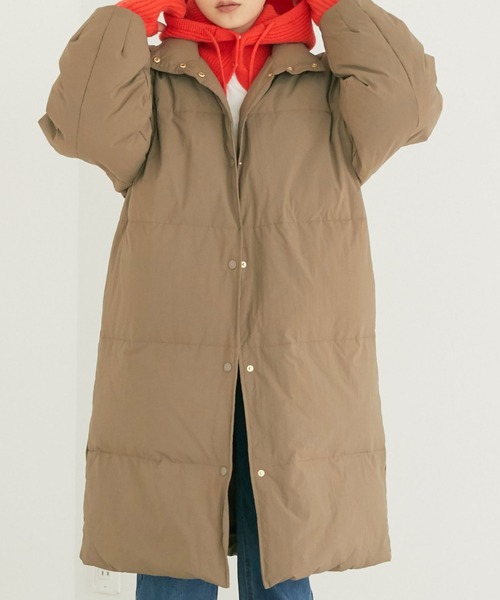 「DOUX ARCHIVES」 ダウンコート FREE ベージュ レディース_画像9