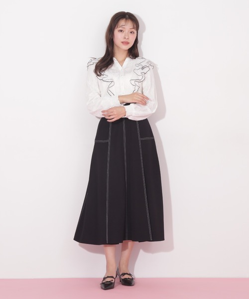 JILL by JILL STUART フレアスカート 新品未使用 JILL by STUART スカート ボンディングフレアスカート